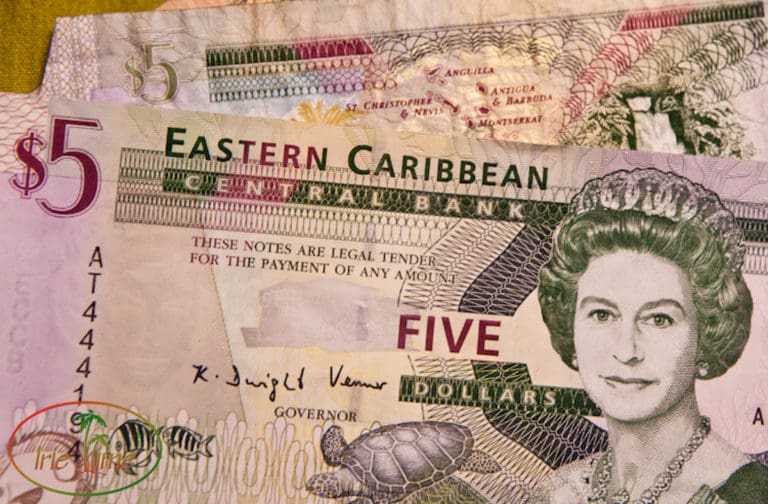 $1US = $2.70EC Eastern Caribbean and US Dollars