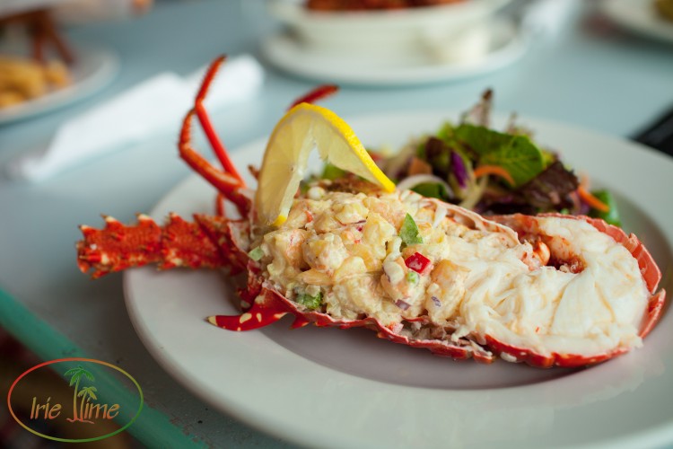 Lobster Salad Pusser's Marina Cay