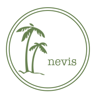 nevis stamp dark green