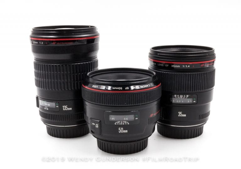 holy trinity canon lenses travel