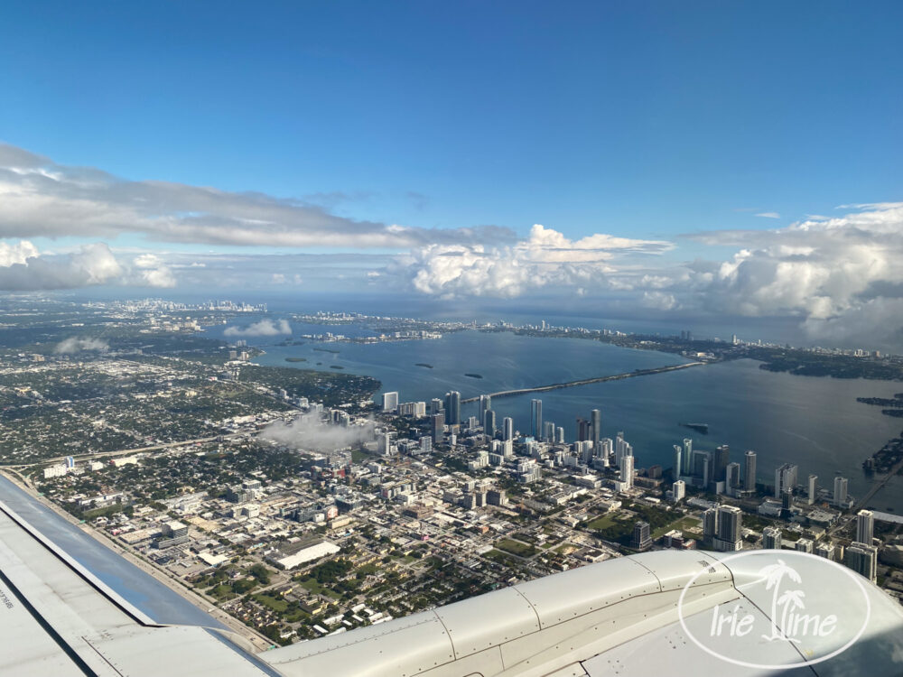 Leaving Miami by air