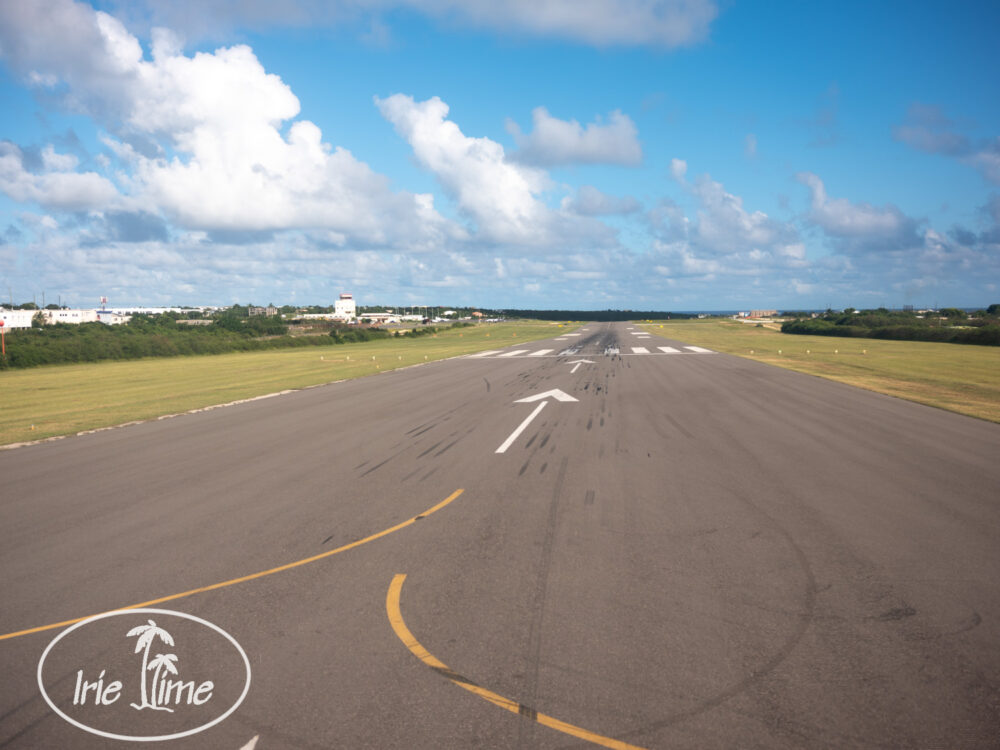 Runway at Clayton J. Lloyd International Airport (AXA)