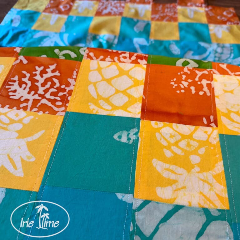 Sewing a Madras Patchwork Skirt with Androsia Batik