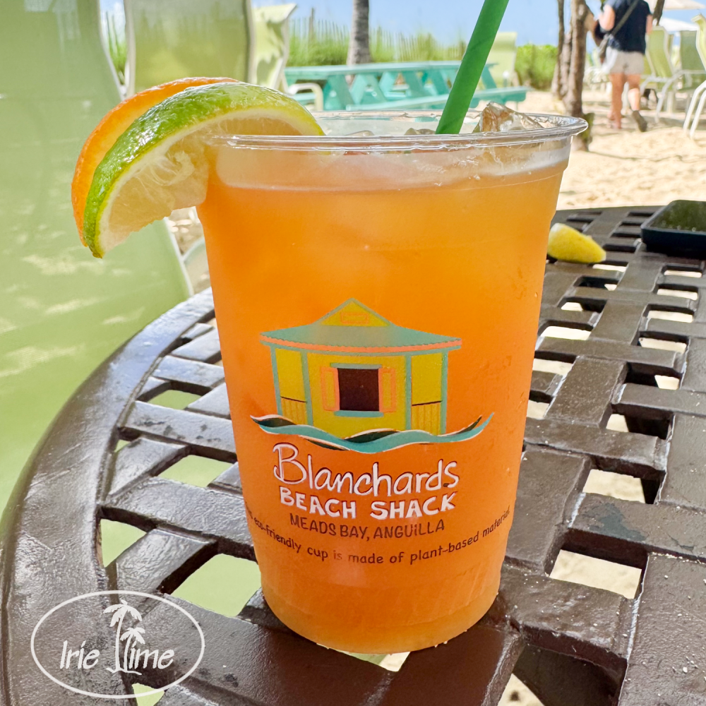 Rum punch Blanchard's Beach Shack Anguilla